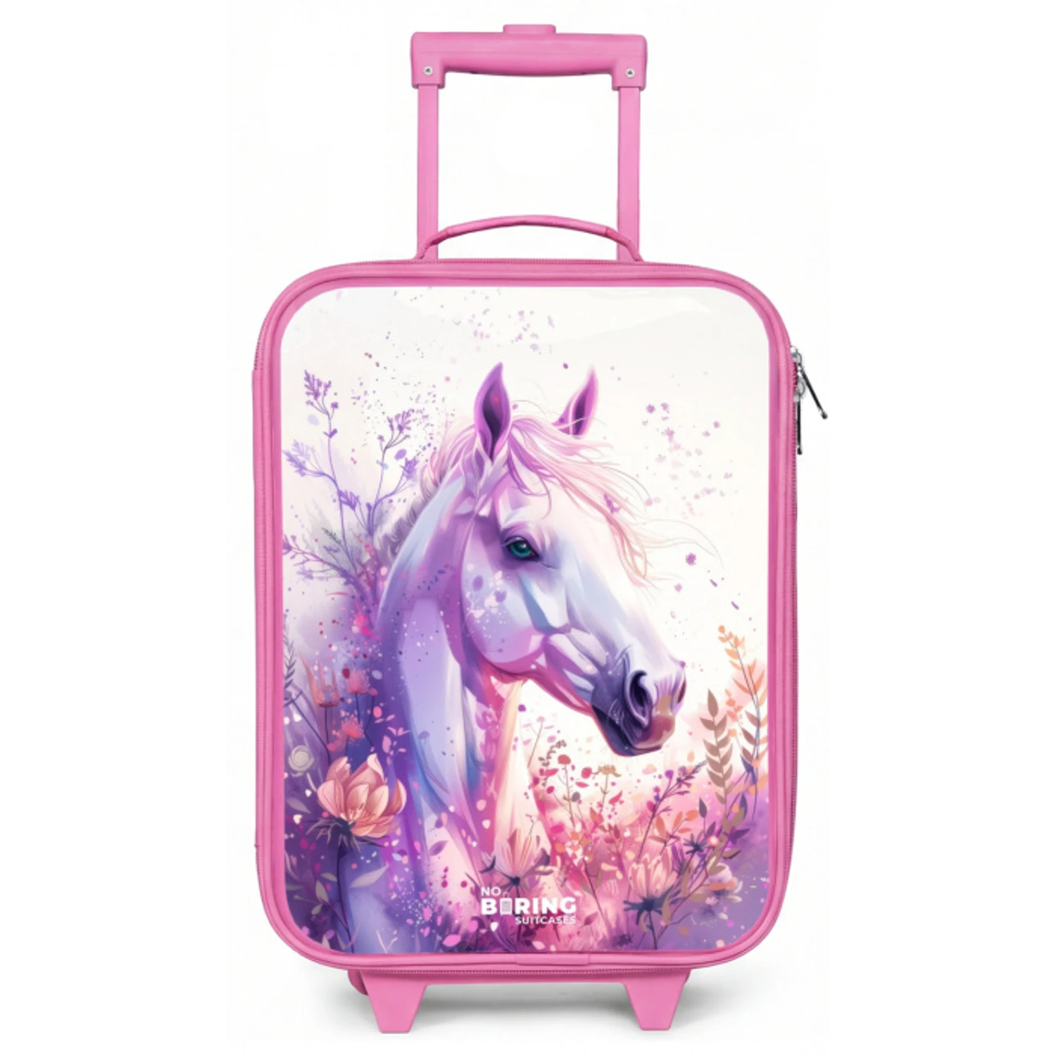 Parelachtige Pony Kinderkoffer - Roze klein -zz3dotto