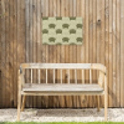 Bladeren - Structuur - Groen Tuinposter op houten frame 2 cm dik klein 845 -sfeer4