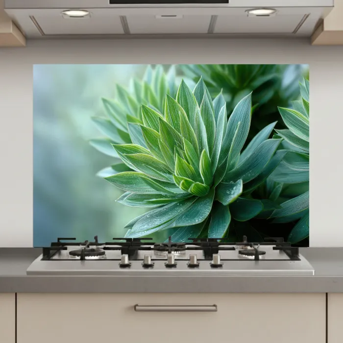Blad - Plant - Groen - Textuur keuken achterwand spatscherm klein -3d_website