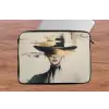 Vrouw - Hoed - Verf laptophoes neopreen klein -tafel