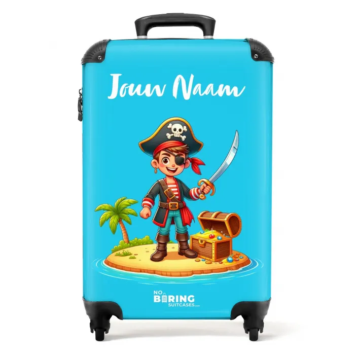 Schateiland Santiago NBS - Handbagage koffer - Kinderen Unisex middel -productfoto_recht