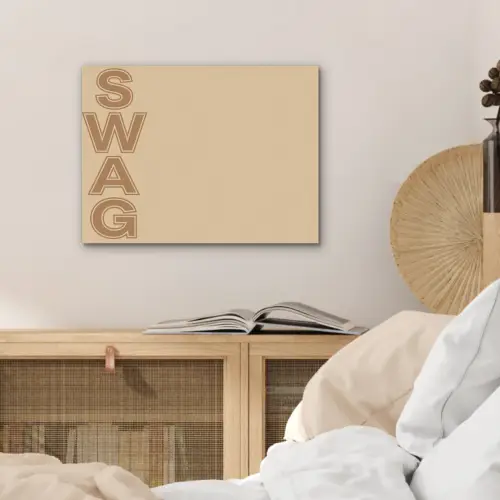 Swag - Bruin - Beige PET vilt klein -sfeer3