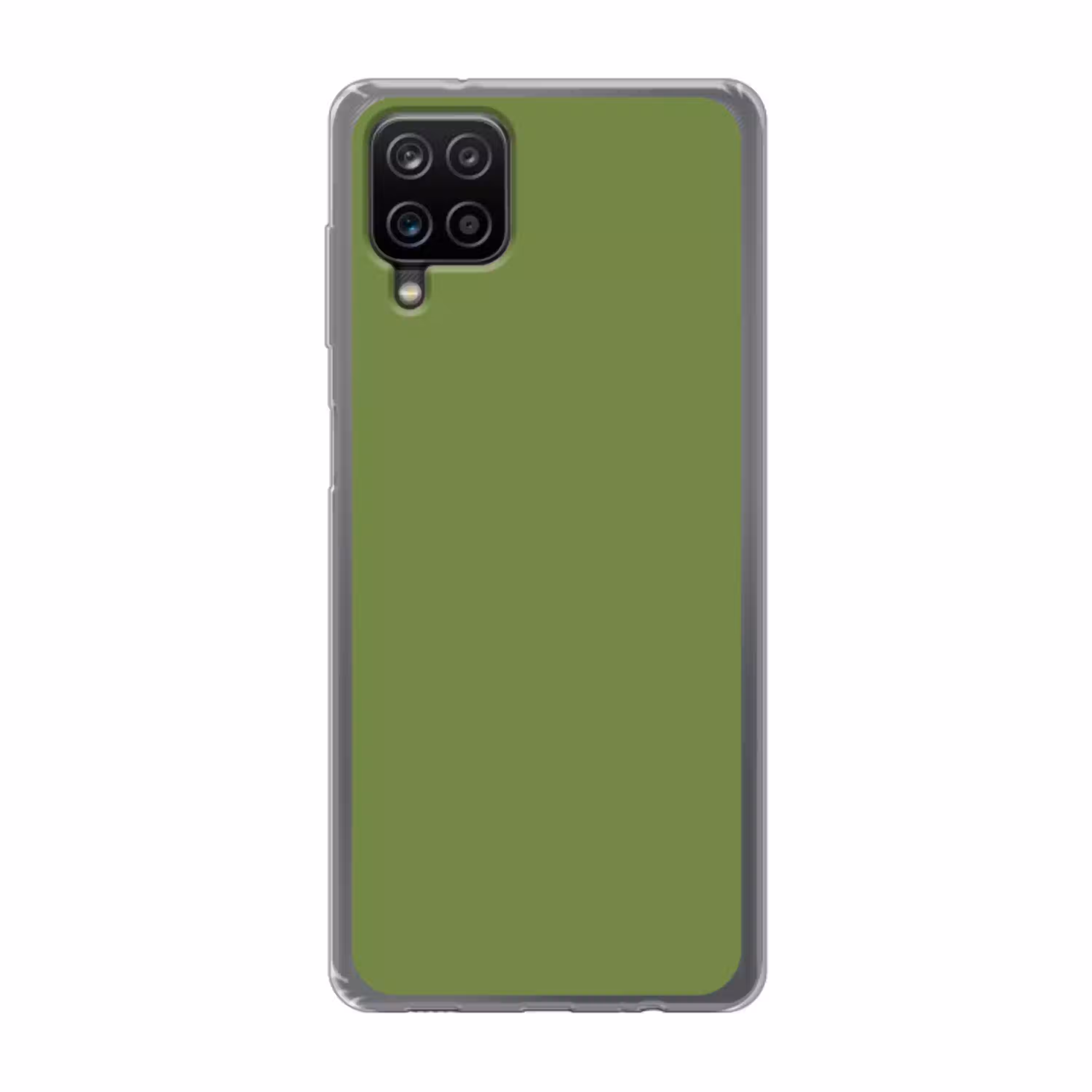 Moss - Green - Groen Telefoonhoesje Samsung Galaxy A12 klein 372 -3d