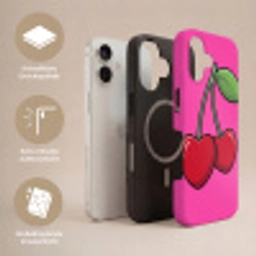 Kers - Roze - Fruit Toughcase MagSafe Apple iPhone 17 klein -USP_Lagen_DE