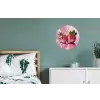 Disco - Fruit - Glitter - Strawberry Wandcirkel aluminium klein -slaapkamer