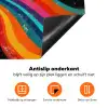 Mond - Golven - Regenboog Inductie beschermer vinyl 3mm klein -zzzzzzz-td-onderkant