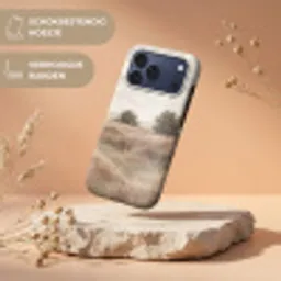 Landschap - Minimalistisch - Beige Toughcase MagSafe Apple iPhone 17 Pro Max klein -USP_RandenV_NL