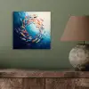 Zee - Vissen - Kleurrijk - Dynamisch aluminium wit klein -sfeer2