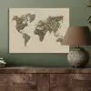 Wereldkaart - Kruiden - Kleurrijk PET vilt klein -sfeer2