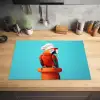 Ara - Koksmuts - Sokkel - Grappig Inductie beschermer vinyl 3mm klein -sfeer5