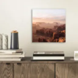 Woestijn - Landschap - Natuur aluminium wit klein -sfeer1