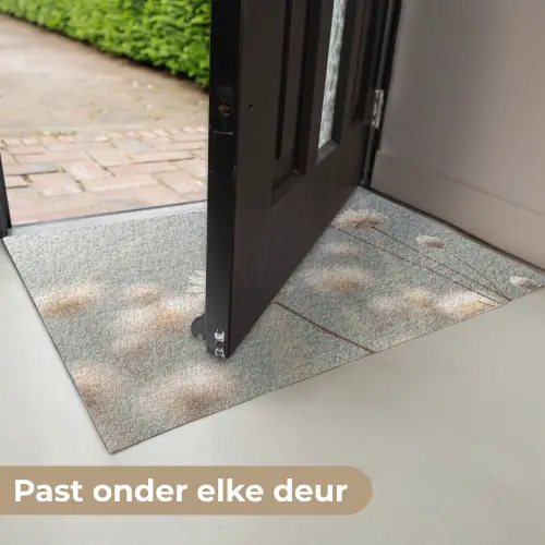 Strobloemen - Wit - Daglicht Deurmat klein -USP_NL