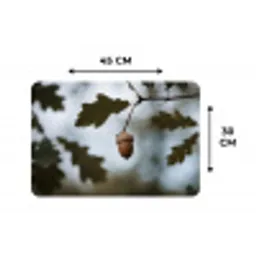Eikel - Eikenblad - Bos - Herfst - Natuur Placemat vinyl groot -specs