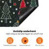 Illustratie - Kerst - Sterren - Groen Inductie beschermer vinyl 3mm klein 276 -zzzzzzz-td-onderkant