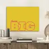 Dream big - Geel - Grafisch PET vilt klein -sfeer1