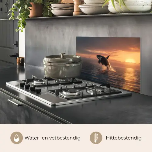 Orka - Zee - Zonsondergang keuken achterwand spatscherm klein -usp_NL