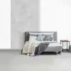 Wit - Muur - Verkleuring fotobehang vinyl groot 66 -slaapkamer