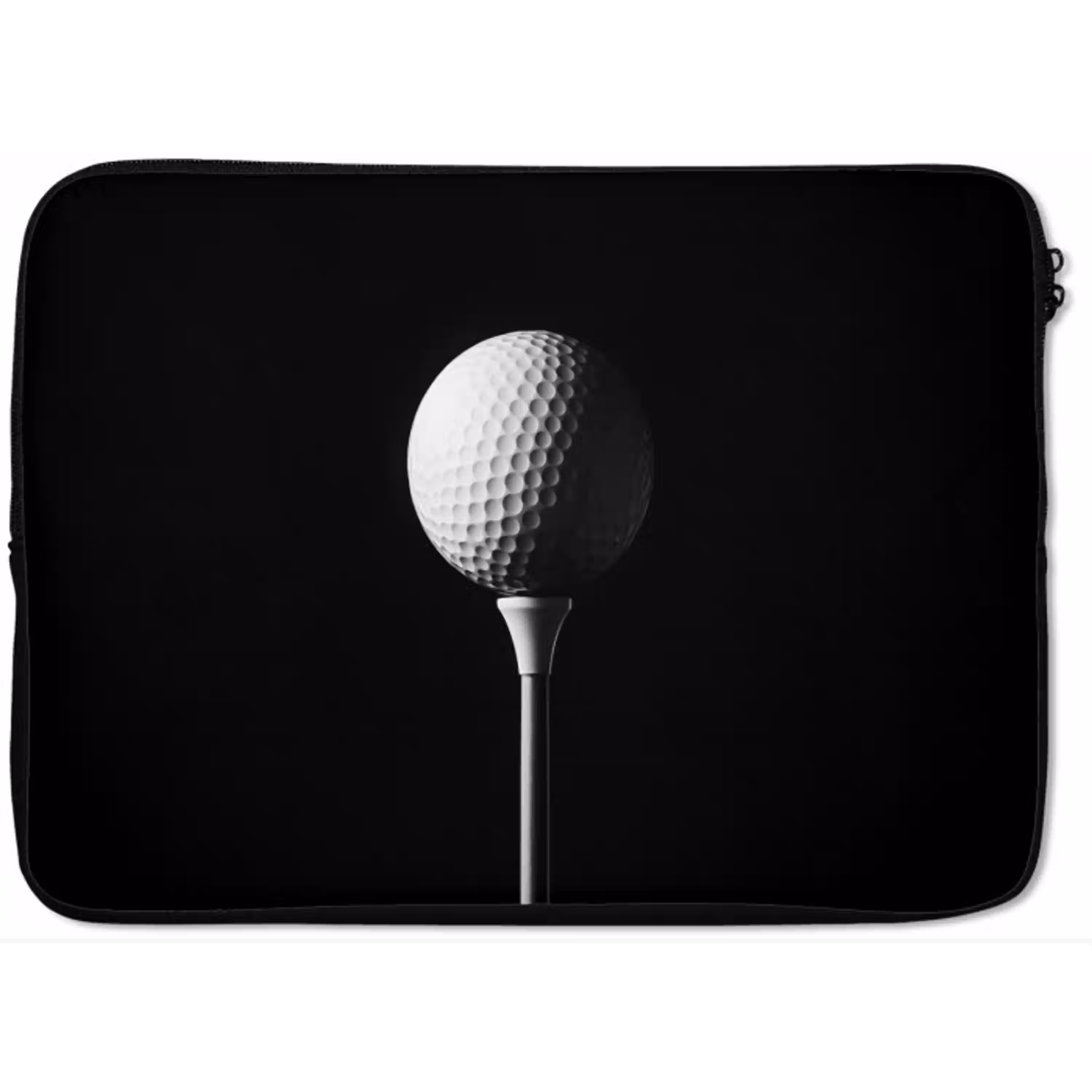 Golfbal - Minimalistisch - Wit laptophoes neopreen klein -zkaufland3dotto