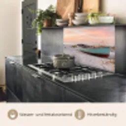 Rustiek - Roeiboot - Zandstrand keuken achterwand 2 middel -usp_DE