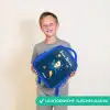Dier - Ruimte - Planeet - Raket Kinderrugzak - Blauw middel -sfeer1_NL