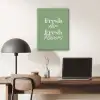 Tekst - Groen - Sierlijk - Letters PET vilt klein -sfeer5