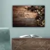 Kersthoekdecoratie - Dennenappels - Lichtjes canvas 2cm klein -sfeer4