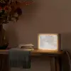 Beton - Grijs Light Box met kabel (Tafellamp) klein -sfeer4