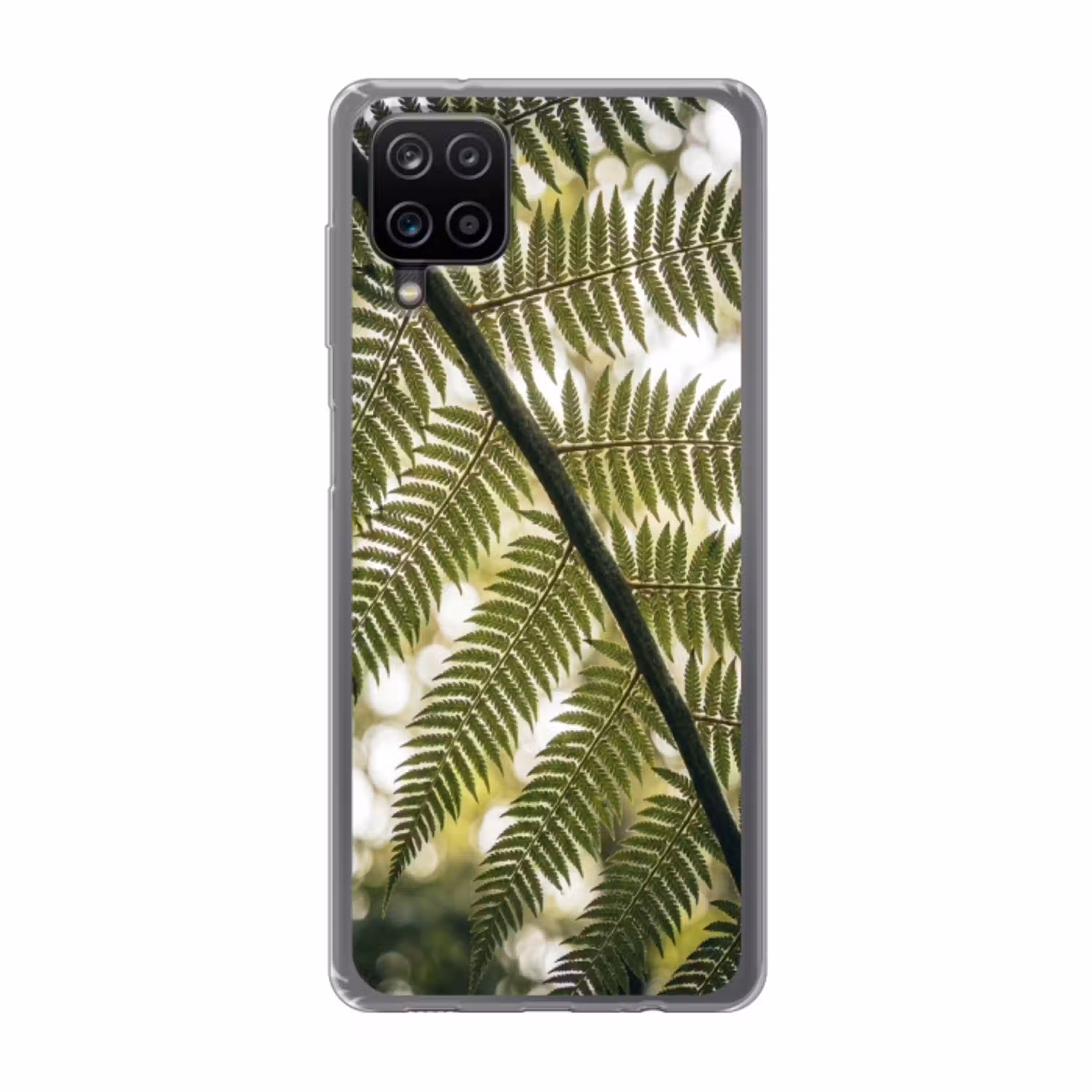 Plant - Blad - Natuur - Groen - Detail Telefoonhoesje Samsung Galaxy A12 klein -3d