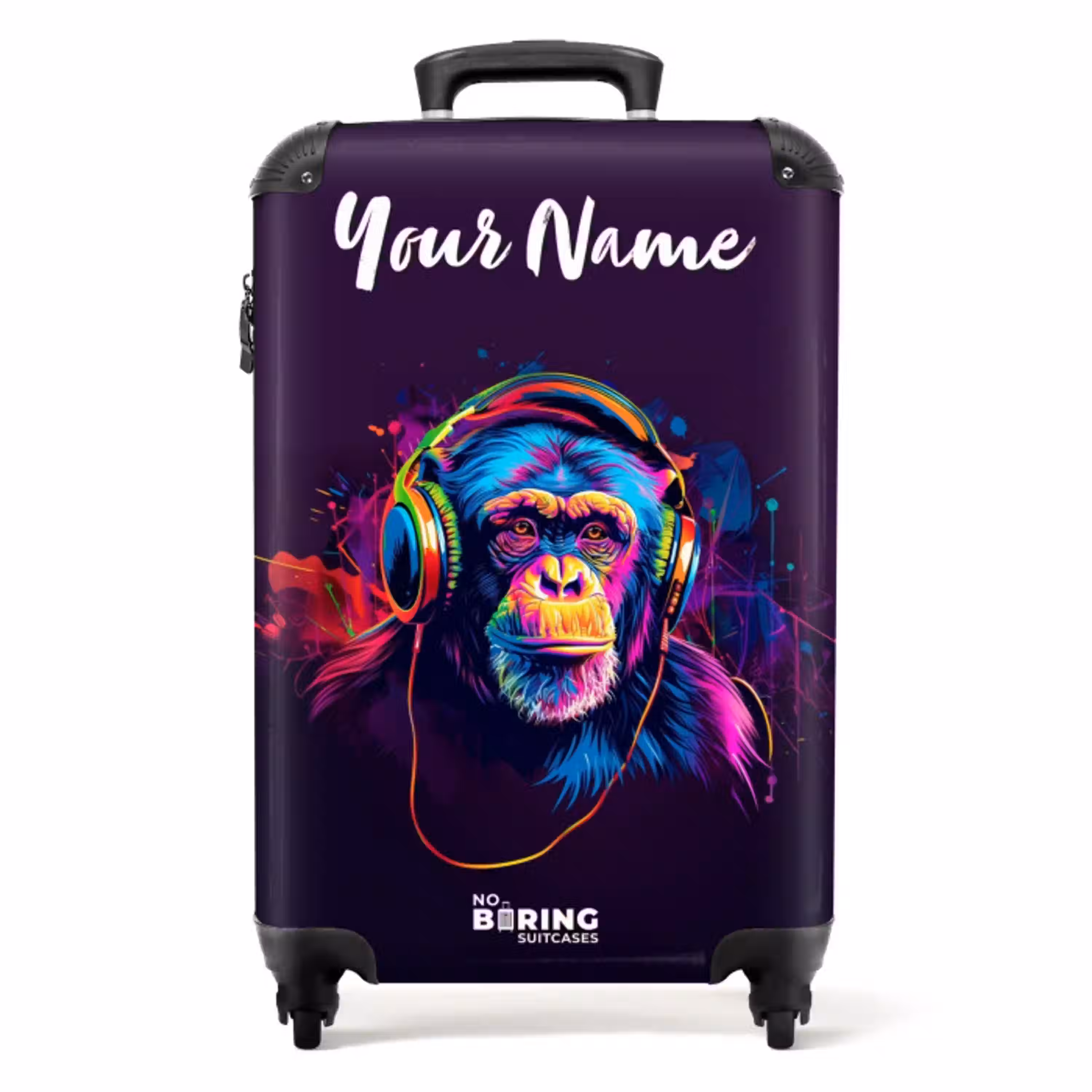 Baviaan Beats NBS - Handbagage koffer - Kinderen Unisex middel -productfoto_recht