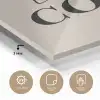 Beige - Winter - Quote - Cozy plexiglas 5mm klein -sfeer2