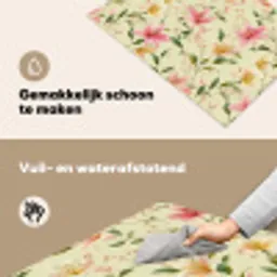 Lelies - Sereen - Kleurrijk Inductie beschemer met haakjes klein 777 -ky-schoon-nl