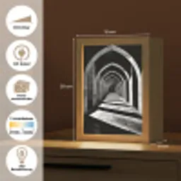 Gang - Bogen - Schaduw - Diepte Light Box met kabel (Tafellamp) klein -USP_websiteoverzichtDE