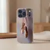 Balletschoenen - Satijn - Aardetinten Telefoonhoesje iPhone 17 Pro Max klein -sfeer2