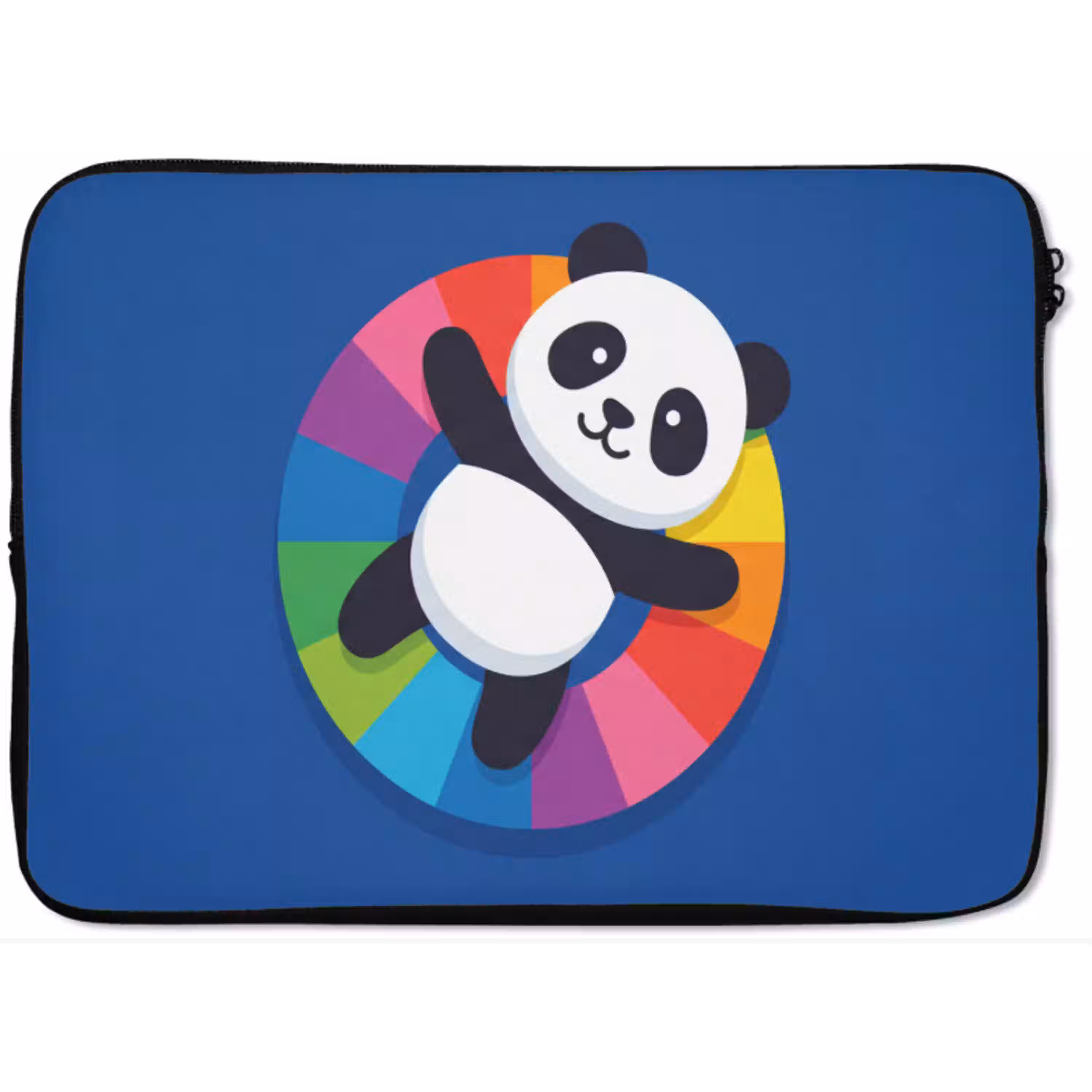 Dieren - Cartoon - Kleurrijk - Modern - Speels laptophoes neopreen klein -zkaufland3dotto