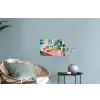 Tafel - Wijn - Fruit Muursticker klein -plant