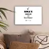 Quotes - Oma's zoals jij zijn kostbaar - Spreuken - Oma canvas 2cm klein -sfeer1