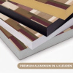 Modern - Geometrie - Kleurrijk Textielframe zwart klein 947 -USP_kleurenNL