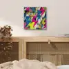 Bliksemschichten - Patroon - Marmer - Kleuren aluminium wit klein -sfeer3