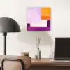 Vlakken - Abstract - Rechthoekig - Oranje aluminium wit klein -sfeer5