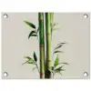 Bamboestengels - Sierlijk - Groen tuinposter los doek klein -3d