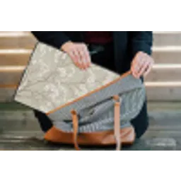 Sereen - Bloesem - Wit laptophoes neopreen klein -tas