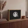 Krijttekening - Koffie - Latte art Light Box met batterij (Wandlamp) middel -sfeer2