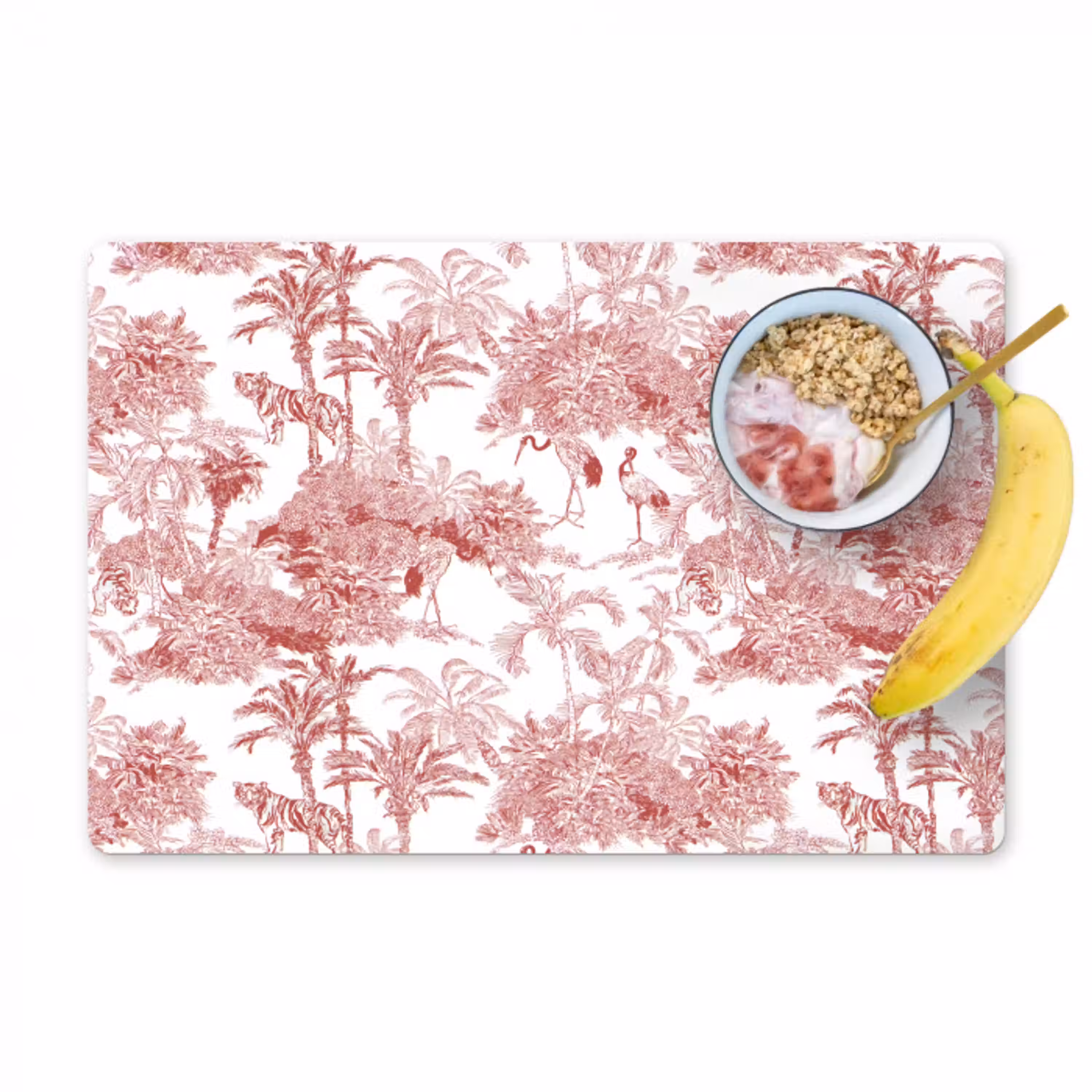Tijger - Jungle - Natuur - Rood Placemat vinyl groot 368 -zzzproduct_Kitchenyeah-website