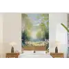 Bos - Schilderstijl - Kleurrijk fotobehang vinyl groot -bed