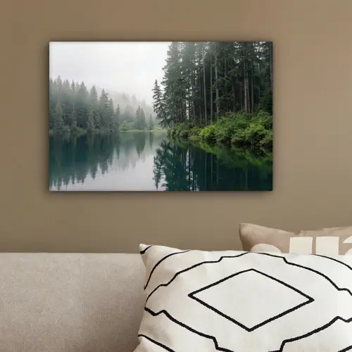 Bergen - Meer - Bos canvas 2cm klein -sfeer3