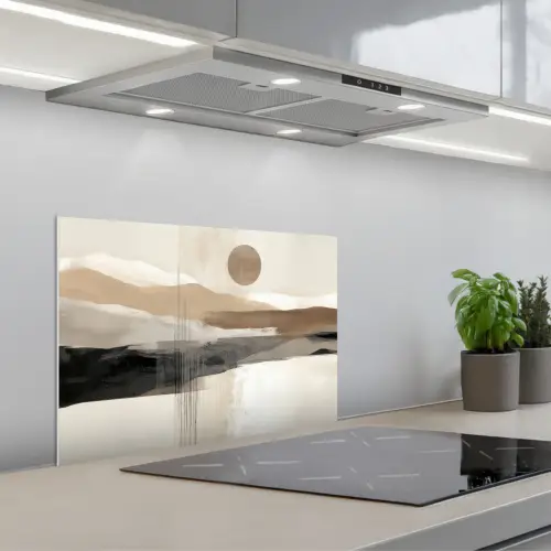 Minimalistisch - Landschap - Dimensie keuken achterwand spatscherm klein -3d_schuin