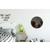 Druiven - Kleurrijk - Muur Wandcirkel aluminium klein -kinderkamer