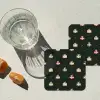 Illustratie - Cadeaus - Groen onderzetter kurk middel 366 -sfeer4