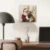 Kerstman - Rendier - Sneeuw - Kleurrijk plexiglas 5mm klein -sfeer6