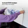 Bij - Modern - Delfts - Blauw Inductie beschemer met haakjes klein -ky-ophangen-nl